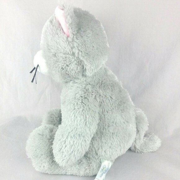 Build-A-Bear Workshop Gray Cat Plush Toy 16 in Soft Stuffed Animal Retired - Picture 3 of 6